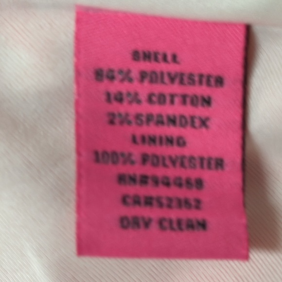 Betsey Johnson Orange and White Jacquard Dress Size 14 - Picture 9 of 10